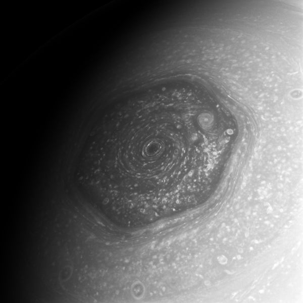 Saturn Hexagon Silver