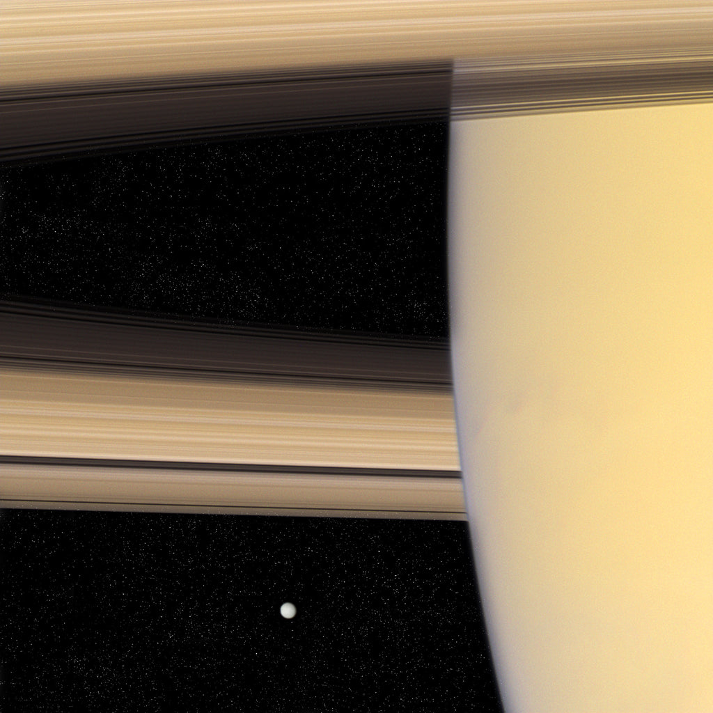 Saturn and Tethys