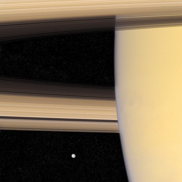 Saturn and Tethys