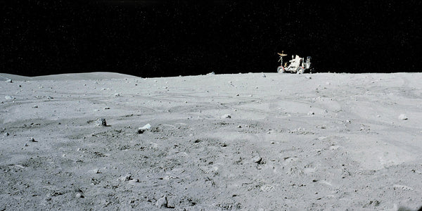 Rover on Horizon - Apollo 16